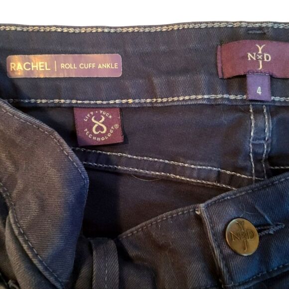 NYDJ Rachel Roll Cuff Ankle Jeans sz 4 - Picture 4 of 12